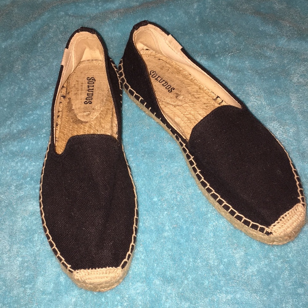 Black Soludos espadrilles 8.5